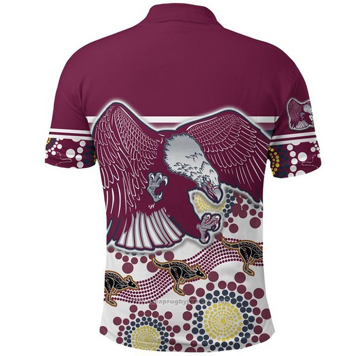 Polo Manly Warringah Sea Eagles Rugby Jersey 2021 Indigenous